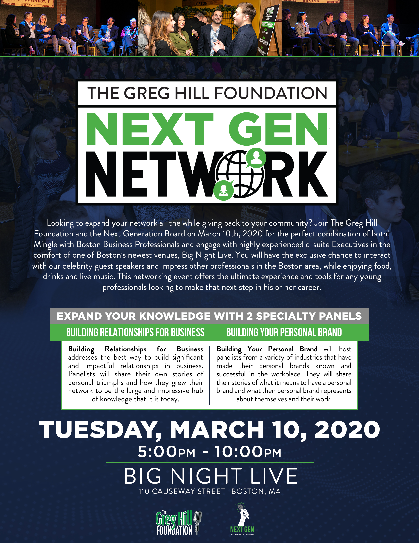 The Greg Hill Foundation Events